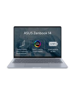 ASUS Zenbook 14/UX3480QA-OLED090W/SD-X1-26-100/14"/WUXGA/8GB/256GB/Adreno/W11H/Blue/2R