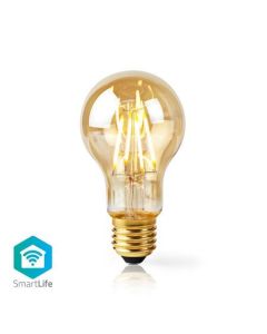 Nedis WIFILRF10A60 - WiFi Chytrá LED Žárovka s vláknem | E27 | 7 W | 806 lm, E