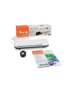 Peach 4 in1 Laminating Kit PBP300, set laminátor PL707, řezačka PC100-04, mix folií a zařezávač rožků 