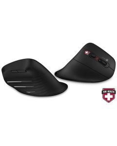 CONNECT IT FOR HEALTH Verti TriMode ergonomická vertikální myš, bezdrátová, ČERNÁ