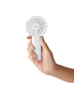 Nedis FNHH1WT - Ruční Ventilátor | 60 mm | 2-Rychlostní | Bílá