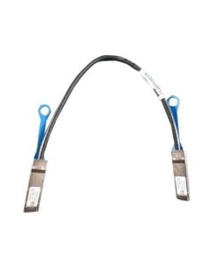 Dell Networking Cable 100GbE QSFP28 to QSFP28 Passive Copper Direct Attach 0.5 Meter Cust Kit