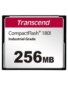 Transcend 256MB INDUSTRIAL TEMP CF180I CF CARD, (MLC) paměťová karta (SLC mode), 85MB/s R, 70MB/s W