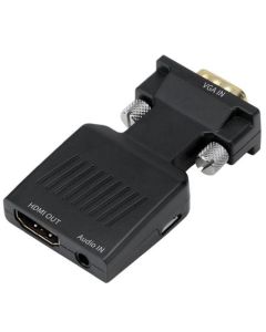 PremiumCord Převodník VGA na HDMI s audio vstupem a audio kabelem