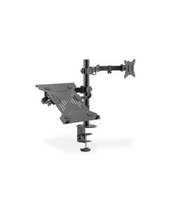 Digitus Rameno Montioru s přihrádkou na notebook 17-32", 9 kg. Max., uchycení na svorku nebo průchodku VESA 75x100