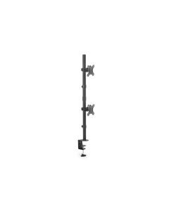 Digitus Svislý držák monitoru 17-32", max. 8 kg na kus, upevnění na svorku nebo průchodku VESA 75x100