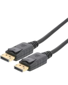 PremiumCord DisplayPort 2.0 přípojný kabel M/M, zlacené konektory, 1m