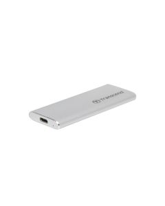 Transcend ESD260C 1TB USB 3.1 Gen2 (USB-C) Externí SSD disk (3D TLC), 520MB/R, 460MB/W, kompaktní rozměry, stříbrný
