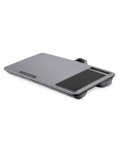 DIGITUS Notebookový stůl / pracovní stanice do 17", slot pro mobilní telefon, podložka pod myš