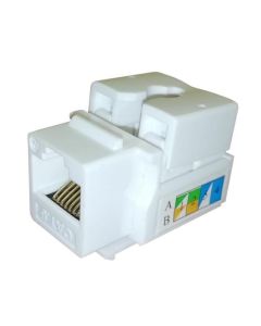 OPTIX UTP Keystone OPTIX White Cat6 LSA mini, š. 21 mm