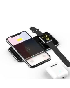 SWISSTEN WIRELESS NABÍJEČKA 2v1 ČERNÝ