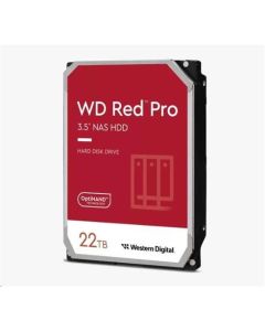 WD RED Pro NAS WD221KFGX 22TB SATAIII/600 512MB cache, 265 MB/s, CMR