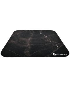 AROZZI Zona Quattro Black Marble/ ochranná podložka na podlahu/ 116 x 116 cm/ design černý mramor