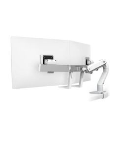ERGOTRON HX Desk Dual Monitor Arm with Under Mount C-Clamp, stolní rameno pro 2 monitory s madlem,  max. 32"