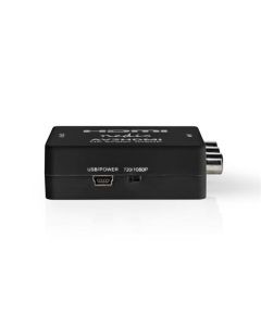 Nedis VCON3456AT - HDMI Převodník | 3x RCA Zásuvka | Výstup HDMI ™ | 1cestný | 1080p | 1.65 Gbps | ABS | Antracit