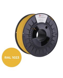 C-TECH tisková struna PREMIUM LINE ( filament ) , ASA, dopravní žlutá, RAL1023, 1,75mm, 1kg