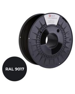 C-TECH tisková struna PREMIUM LINE ( filament ) , PA6, dopravní černá, RAL9017, 1,75mm, 1kg