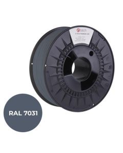 C-TECH tisková struna PREMIUM LINE ( filament ) , PLA, šedomodrá, RAL7031, 1,75mm, 1kg