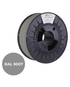 C-TECH tisková struna PREMIUM LINE ( filament ) , PLA, šedý hliník, RAL9007, 1,75mm, 1kg