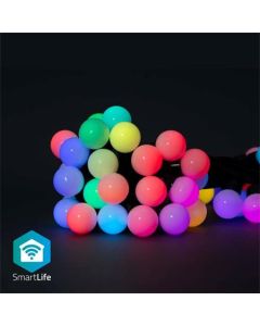 Nedis WIFILP02C48 SmartLife světelný řetěz | Wi-Fi | RGB | 48 LED's | 10.80 m | Android™ / IOS