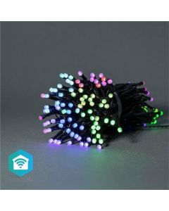 Nedis WIFILX01C168 SmartLife světelný řetěz | Tětiva | Wi-Fi | RGB | 168 LED's | 20.0 m | Android™ / IOS