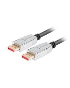 LANBERG Displayport M/M kabel 20 PIN V1.4 1M 8K 60HZ černý  