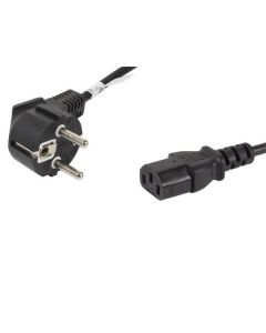 LANBERG CEE 7/7 na IEC 320 C13 POWER CORD 1.8M černý  