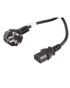LANBERG CEE 7/7 na IEC 320 C13 POWER CORD 10M VDE černý  