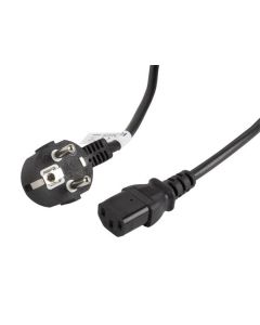 LANBERG CEE 7/7 na IEC 320 C13 POWER CORD 3M VDE černý  