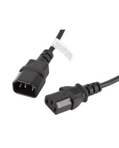 LANBERG IEC 320 C13 na C14 kabel 1.8M černý