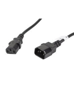LANBERG IEC 320 C13 na C14 kabel 5M VDE černý  