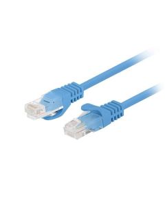 LANBERG Patch kabel CAT.5E UTP 0.25M modrý Fluke Passed  