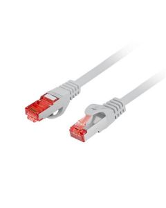 LANBERG Patch kabel CAT 6 S-FTP, AWG 26/7, LSZH, měď, šedý, 1,5m