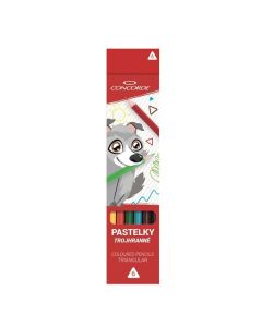 Pastelky Concorde trojhranné, 6 ks
