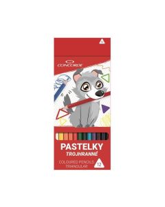 Pastelky Concorde trojhranné, 12 ks