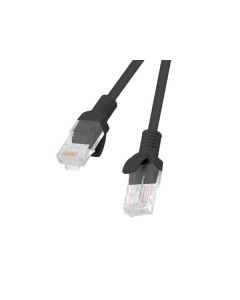 LANBERG Patch kabel CAT.6 UTP 0.5M černý Fluke Passed  