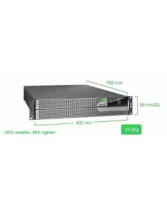 APC Smart-UPS Ultra On-Line Lithium ion, 5KVA/5KW, 2U Rack/Tower, hl. 768mm