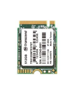 TRANSCEND MTE370T 512GB SSD disk M.2 2230, PCIe Gen3 x4 NVMe 1.3 (3D TLC), 2000MB/s R, 1100MB/s W