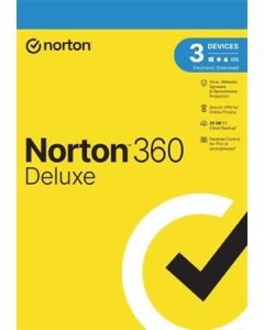 NORTON 360 DELUXE 25GB +VPN 1 uživatel pro 3 zařízení na 2 roky