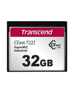 Transcend 32GB INDUSTRIAL TEMP CFAST CFX722I (MLC) paměťová karta (SLC mode), 510MB/s R, 355MB/s 