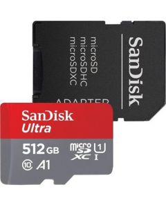 SanDisk Ultra/micro SDHC/512GB/150MBps/UHS-I U1 / Class 10/+ Adaptér
