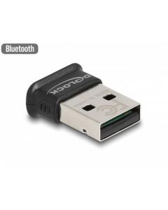 Delock Adaptér USB Bluetooth 5.0 Class 1 v micro designu - dosah až 100 metrů