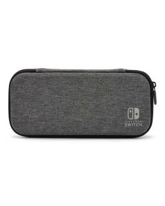 PowerA Slim Case for Nintendo Switch - OLED Model, Nintendo Switch or Nintendo Switch Lite - Charcoal