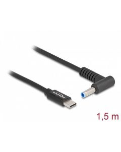 Delock Nabíjecí kabel pro laptop, ze zástrčky rozhraní USB Type-C™ na zástrčku HP 4,5 x 3,0 mm