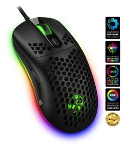 CONNECT IT BATTLE AIR 2 profesionální optická herní myš + SW, 12800 DPI, Černá