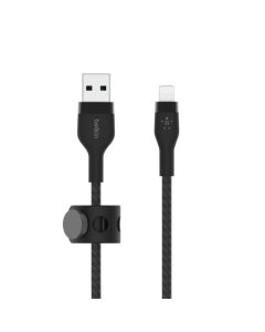 Belkin BOOST CHARGE™ Lightning/USB-A kabel, 3m, černý - odolný PRO Flex