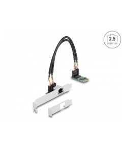 Delock Převodník M.2 Key B+M 1 x RJ45 2,5 Gigabit LAN