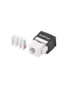 LANBERG KEYSTONE MODULE TOOLLESS RJ45->LSA CAT.6A UTP 180°  