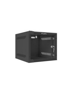 LANBERG RACK CABINET 10” WALL-MOUNT 4U/280X310 (FLAT PACK) WITH GLASS DOOR BLACK  