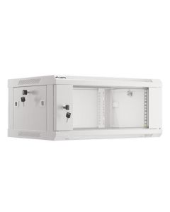 LANBERG RACK CABINET 19" WALL-MOUNT 4U/600X450 (FLAT PACK) V2 GREY  